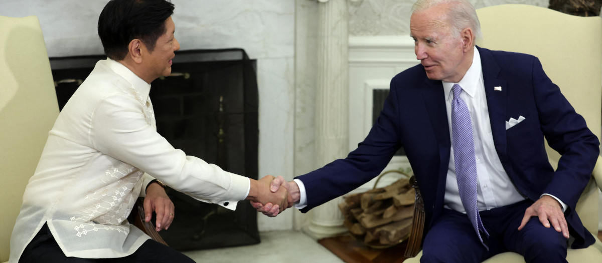 El presidente Ferdinand Marcos es recibido en la Casa Blanca por Joe Biden