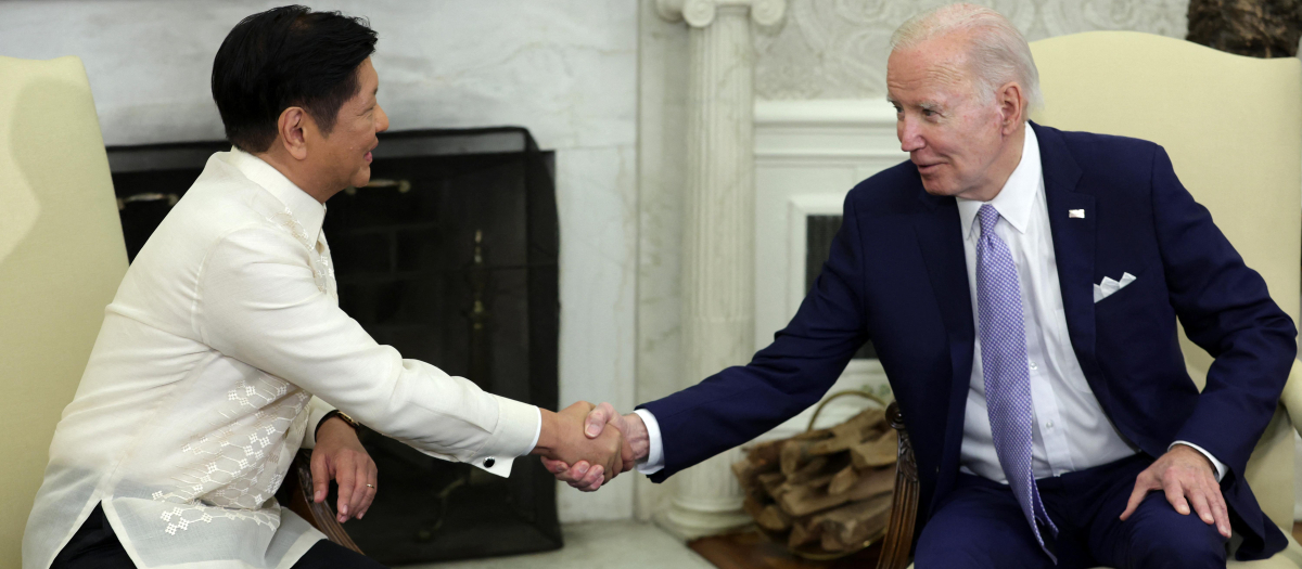 El presidente Ferdinand Marcos es recibido en la Casa Blanca por Joe Biden