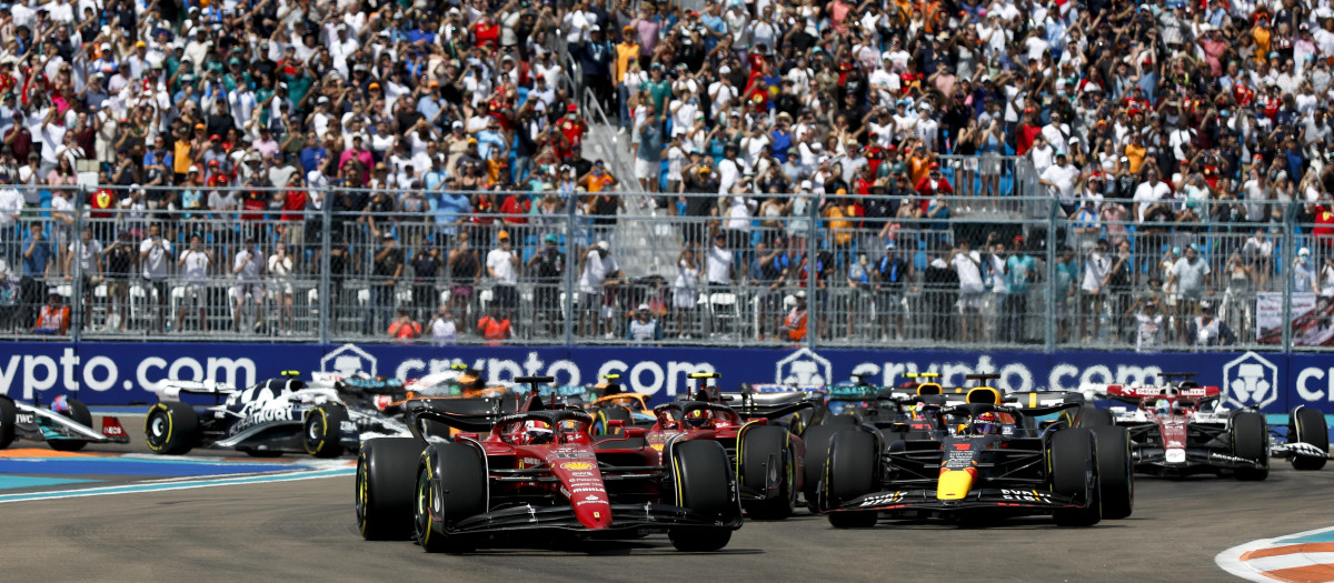 Salida del GP de Miami de 2022