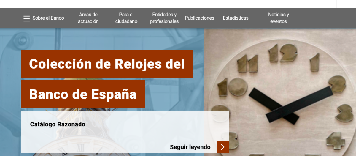 Nueva web del Banco de España