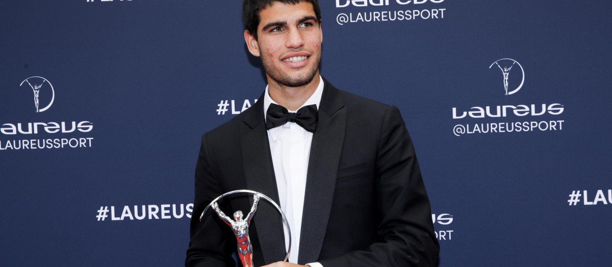 Carlos Alcaraz gana por primera vez el Premio Laureus