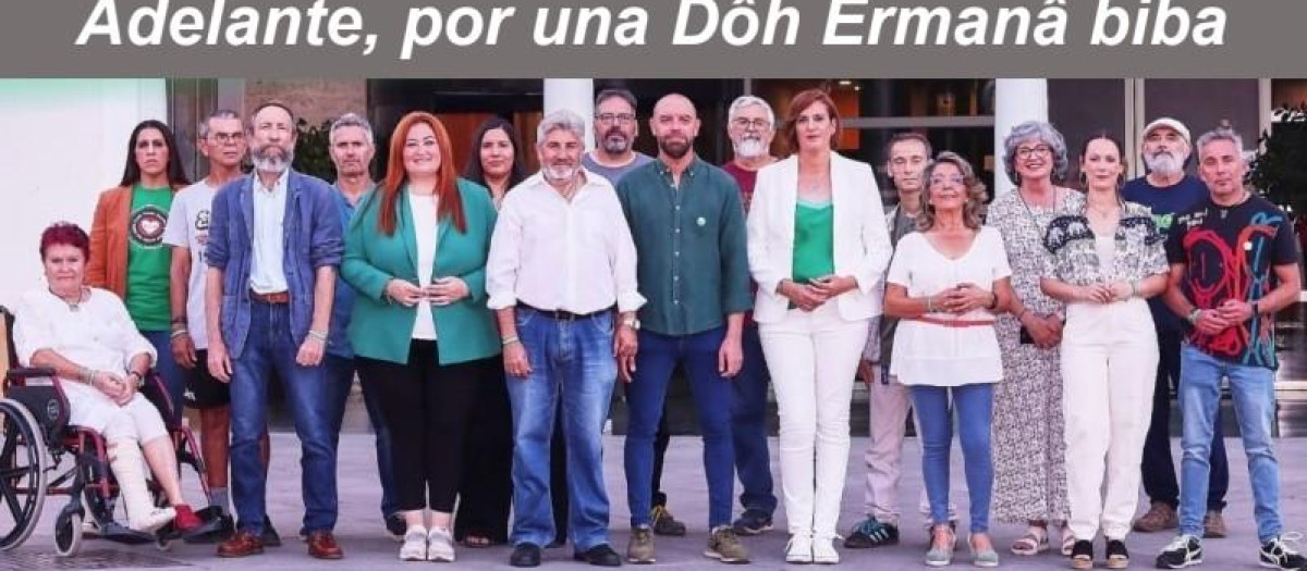 Miembros de Adelante Andalucía de Dos Hermanas (Sevilla)