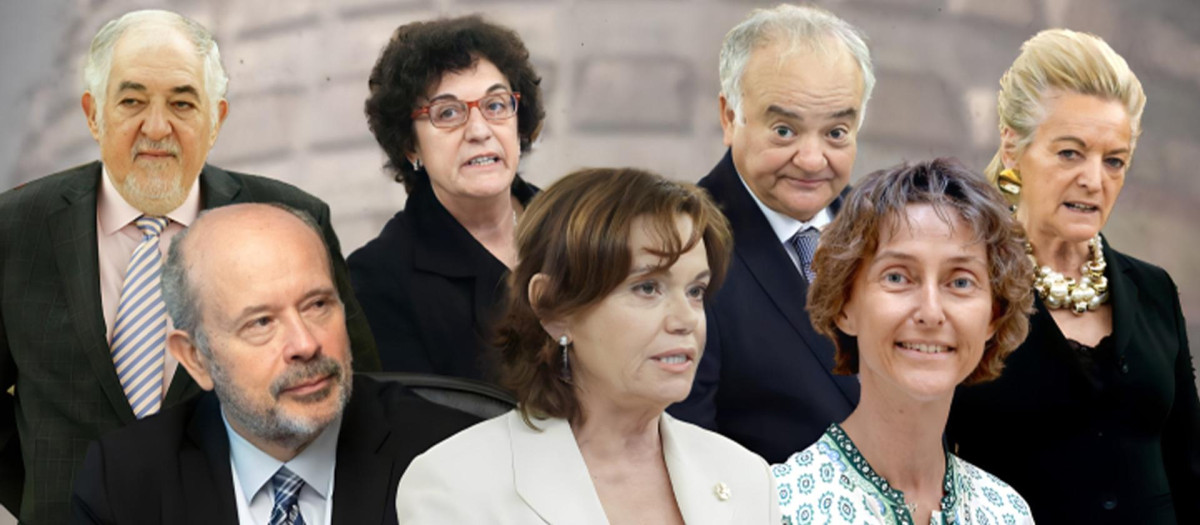 Los siete magistrados de izquierdas que han avalado el sistema de plazos del aborto de Zapatero