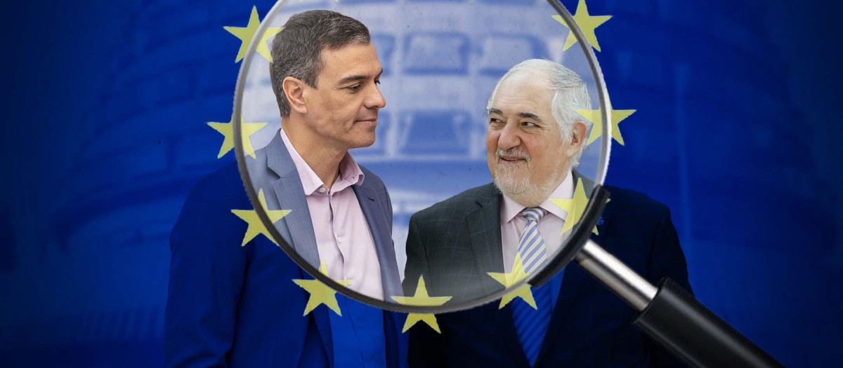 Pedro Sánchez y Cándido Conde-Pumpido