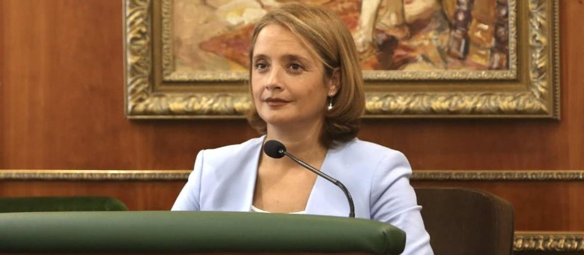 La concejal del Ayuntamiento de Marbella María García, en una imagen de archivo