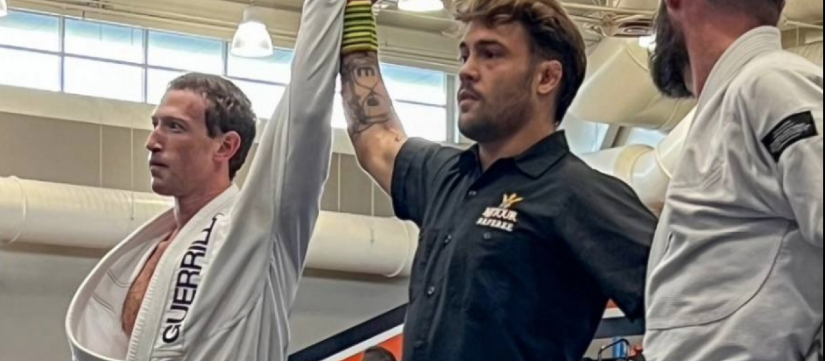 Mark Zuckerberg ganó un oro y un brice en una competición de Jiu-jitsu brasileño