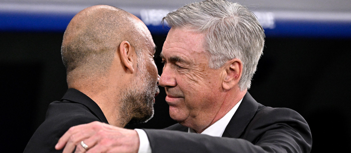 Carlo Ancelotti le ganó la batalla táctica a Pep Guardiola en el Bernabéu