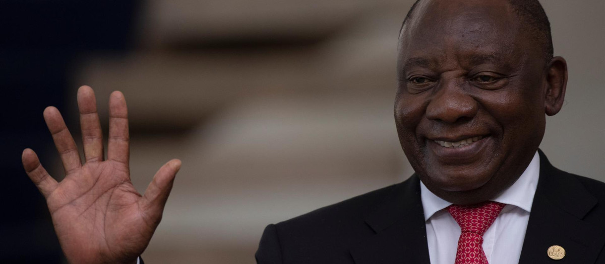 El presidente Sudáfrica, Cyril Ramaphos