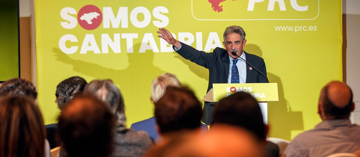 El presidente de Cantabria y candidato regional del PRC, Miguel Ángel Revilla