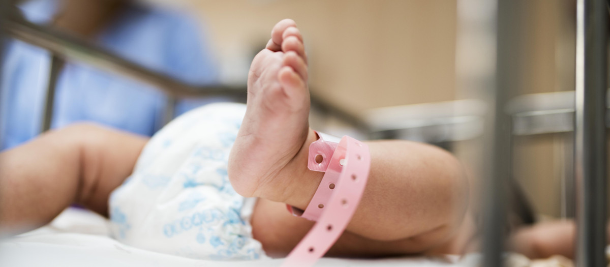 Imagen de un bebé recién nacido