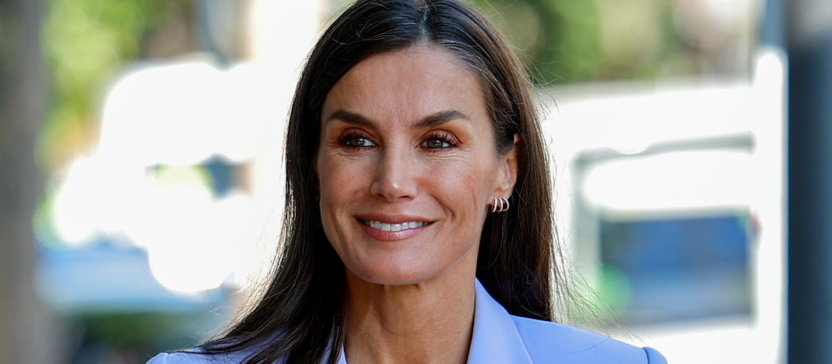 Spanish Queen Letizia during inauguration of 22 edition of Mental Healt in Spain Forum: 40 years for Mental healt, for rights, for you in Madrid on Tuesday, 16 May 2023.