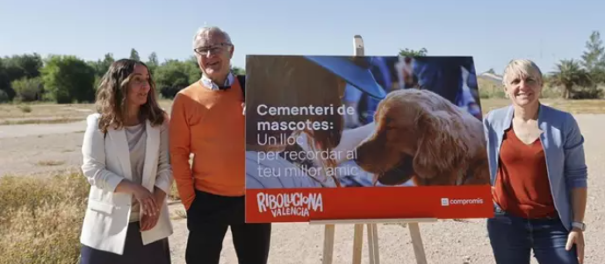 El alcalde de València y candidato de Compromís a la reelección, Joan Ribó, anuncia su propuesta para crear en la ciudad un cementerio de animales de compañía