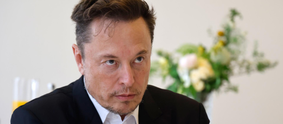Elon Musk, en el Chateau de Versailles, a las afueras de París