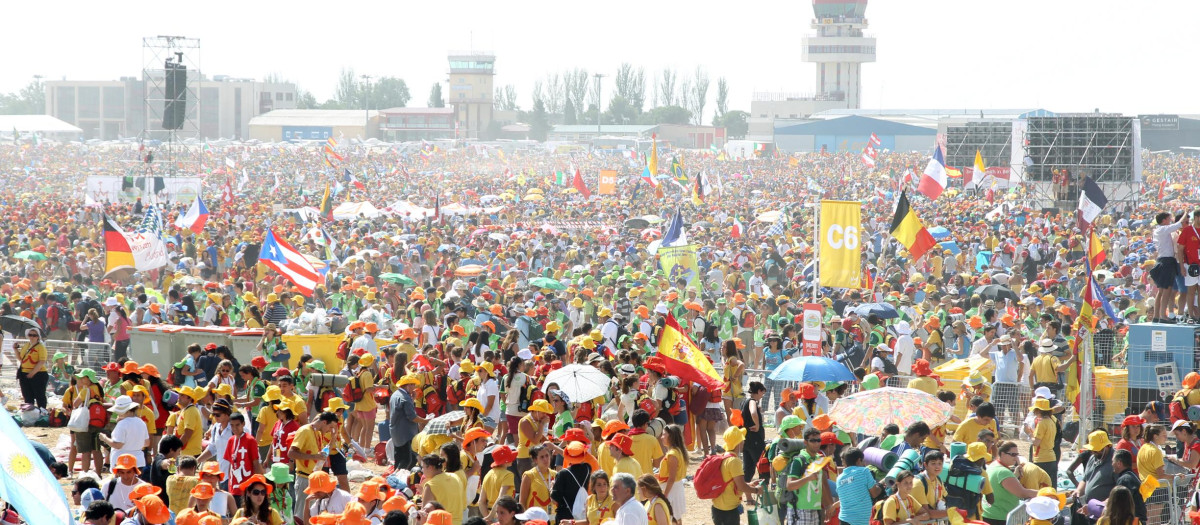 Mis de clausura de la JMJ de Madrid en 2011