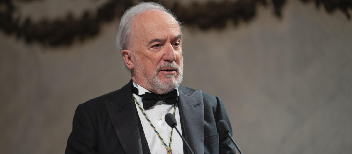 Santiago Muñoz Machado, director de la RAE, durante el i