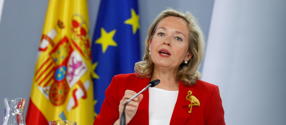 La ministra de Asuntos Económicos, Nadia Calviño.