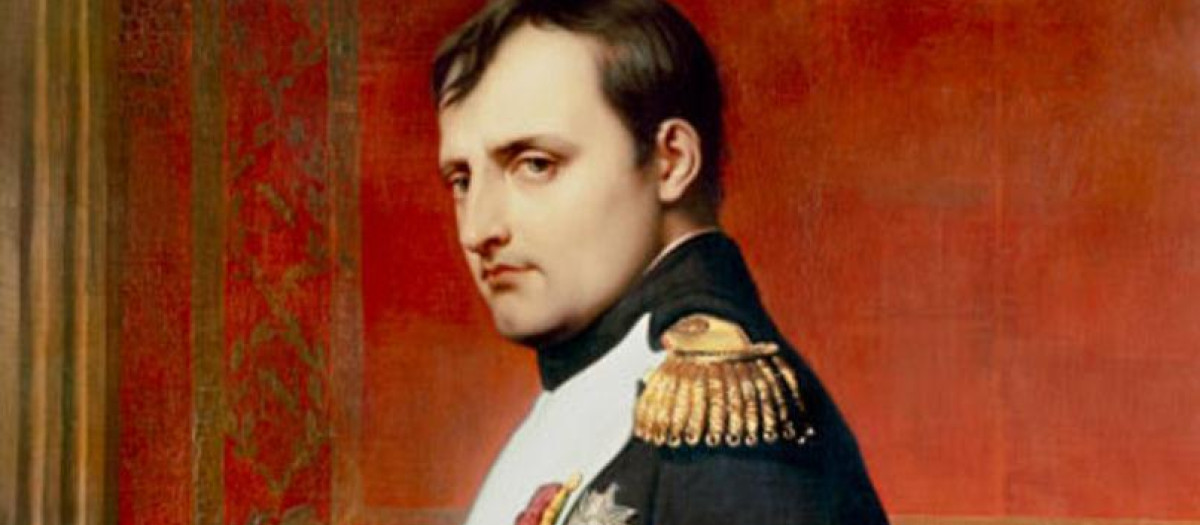 Napoleón Bonaparte retrato realizado por Paul Delaroche