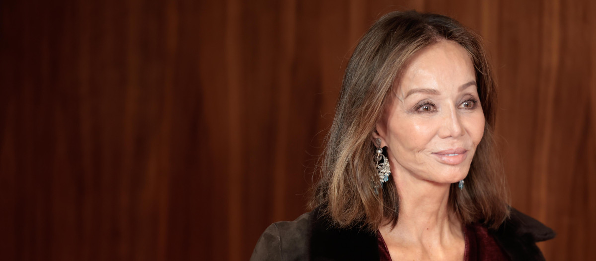Isabel Preysler at photocall for Elle Women Summit event in Madrid on Tuesday, 7 March 2023.