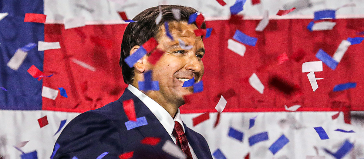 El candidato republicano a gobernador de Florida, Ron DeSantis,
