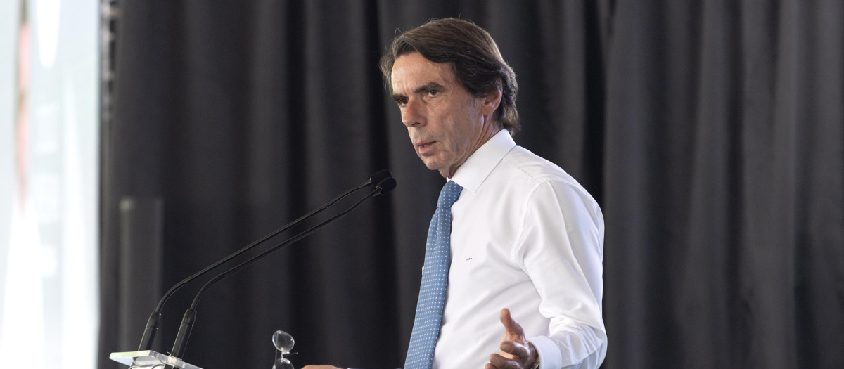 El expresidente del Gobierno, José María Aznar
