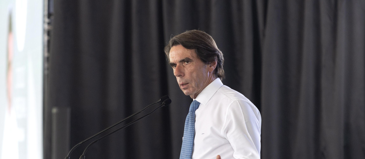 El expresidente del Gobierno, José María Aznar