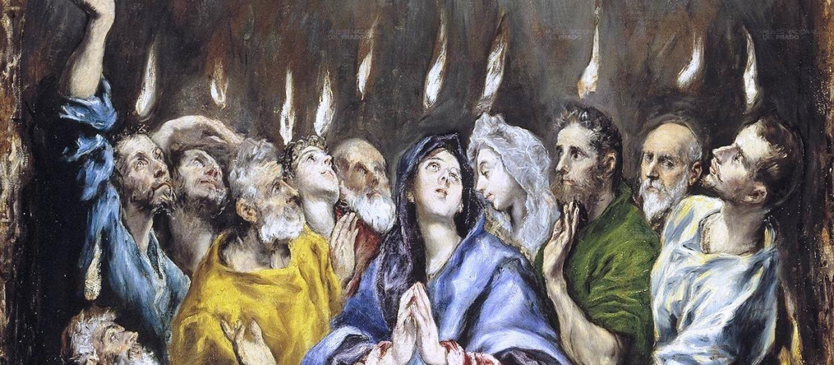 Los cristianos celebran en el Pentecostés la Venida del Espíritu Santo, que tuvo lugar, según la Biblia, el quincuagésimo día después de la Resurrección de Jesucristo. En el Nuevo Testamento, en Hechos de los Apóstoles, capítulo 2, se relata el descenso del Espíritu Santo durante una reunión de los Apóstoles en Jerusalén, acontecimiento que marcaría el nacimiento de la Iglesia cristiana y la propagación de la fe de Cristo. Para los judíos, Pentecostés supone la celebración de la entrega de la Ley a Moisés en el Monte Sinaí, cincuenta días después del éxodo. El origen de Pentecostés se basa en una fiesta judía llamada Shavuot, en la que se celebra los 50 días que han transcurrido tras la aparición de Dios en el monte Sinaí. Durante el domingo de Pentecostés los judíos conmemoran la entrega de los mandamientos al pueblo de Israel. A su vez, la fiesta de los judíos se originó en una fiesta pagana de carácter agrícola, pues era el tiempo en la que se producía la recolección agrícola y los primeros días de siega. Así, la fecha de la fiesta era móvil, ya que dependía del ritmo de la agricultura. ctv-gcx-pentecostes-el-greco-1597-1024x512 Los orígenes de la fiesta Pentecostés, como una fiesta cristiana, se remonta al siglo I, aunque no hay evidencia de que fuese observada, como es el caso de la Pascua; el pasaje en Corintios probablemente se refiere a la fiesta judía. Esto no es sorprendente, pues la fiesta, que originalmente duraba un sólo día, caía en domingo; además estaba tan estrechamente unida a la Pascua que parece ser no mucho más que la terminación del tiempo pascual. El color de las vestimentas de los sacerdotes es rojo, que simboliza el amor del Espíritu Santo o de las lenguas de fuego. Las tradiciones en España En España no es fiesta nacional, pero existen varios lugares en los que se celebra de manera importante. En Almonte, Huelva, tiene lugar la celebración de la Virgen del Rocío una romería multitudinaria en la que miles de personas y hermandades de España y Europa peregrinan hasta la aldea de El Rocío a caballo o en carro para conmemorar el Lunes de Pentecostés, día en el que sacan a la Virgen en procesión. En Atienza, en la provincia de Guadalajara, también tiene lugar una fiesta denominada La Caballada. Esta fiesta ha sido declarada Fiesta de Interés Turístico Nacional, en la que los cofrades montan a caballo, realizan carreras, sacan a la Virgen de la Estrella en procesión y se pagan las curiosas “multas” en libras de cera al son de dulzainas y tamboriles. ctv-m2w-pentecosts Las tradiciones en Europa En Italia era costumbre esparcir pétalos de rosas desde el techo de las iglesias para recordar el milagro de las lenguas de fuego. En Francia era costumbre el toque de trompetas durante el servicio divino, con el objeto de recordar el sonido del poderoso viento que acompañó el descenso del Espíritu Santo. En Inglaterra, la nobleza se entretenía con carreras de caballos. En las vísperas de Pentecostés, en las Iglesias Orientales se realizaban servicios extraordinarios de genuflexión, acompañados por largas oraciones poéticas y Salmos. Para los festejos de Pentecostés, los rusos llevan flores y ramas verdes en sus manos.
