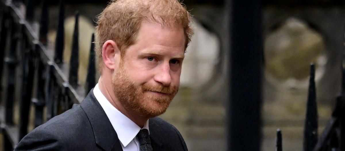 Britain's Prince Harry, Duke of Sussex, arriving a trial againts Associated Newspapers , London