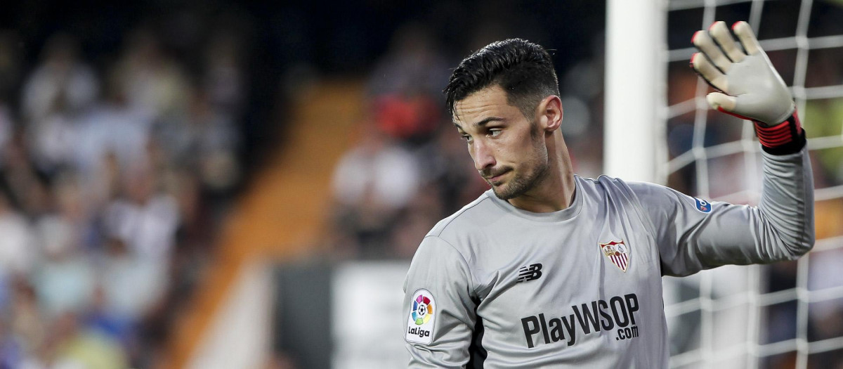 Sergio Rico, en su etapa en el Sevilla, en una imagen de archivo