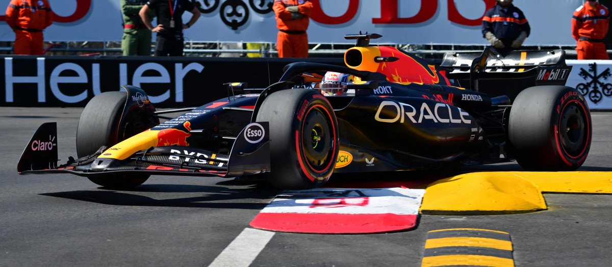 Max Verstappen, durante la sesión de clasificación del GP de Mónaco