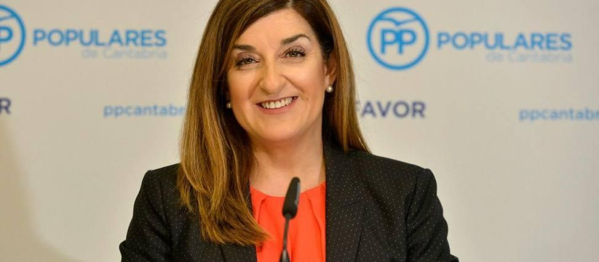 María José Sáenz de Buruaga (PP) candidata a la presidencia de Cantabria
