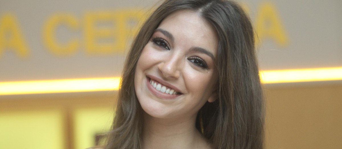 Singer Ana Guerra during Cerveceros España event in Madrid on Tuesday 18 April 2023.