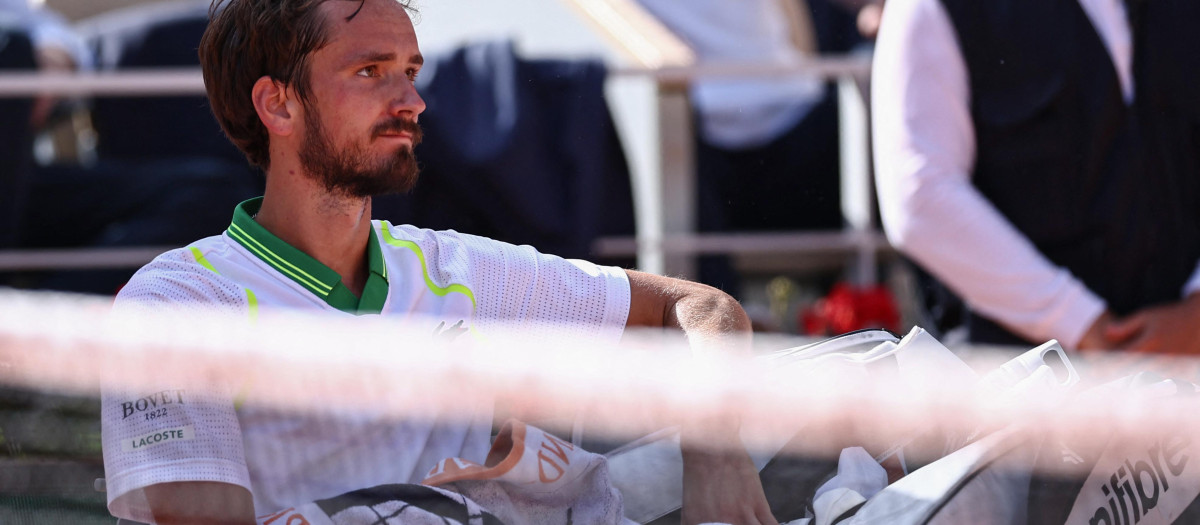 Daniil Medvedev ha caído en primera ronda de Roland Garros