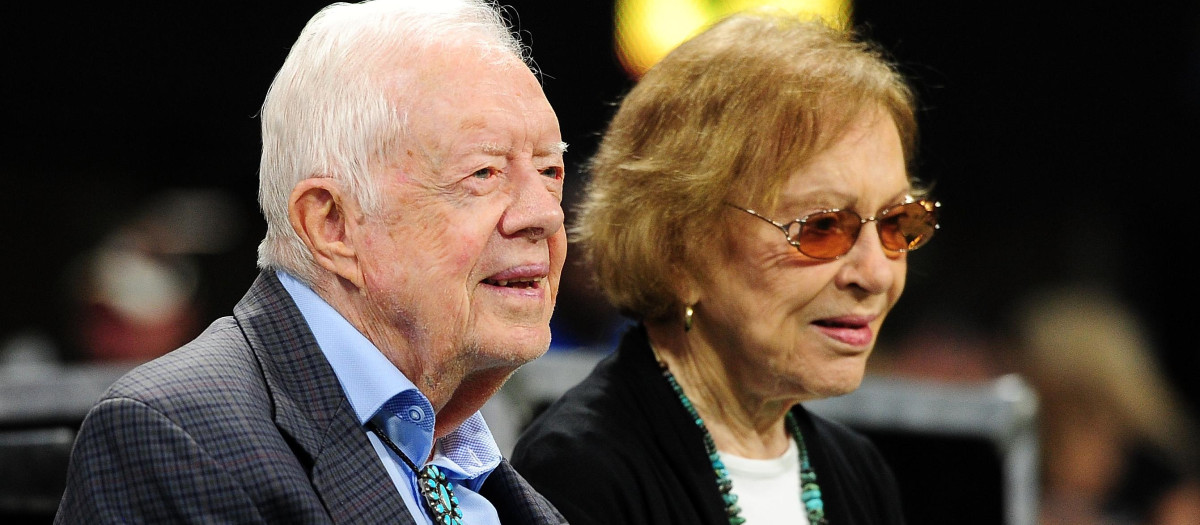 El expresidente Jimmy Carter y su esposa Rosalynn