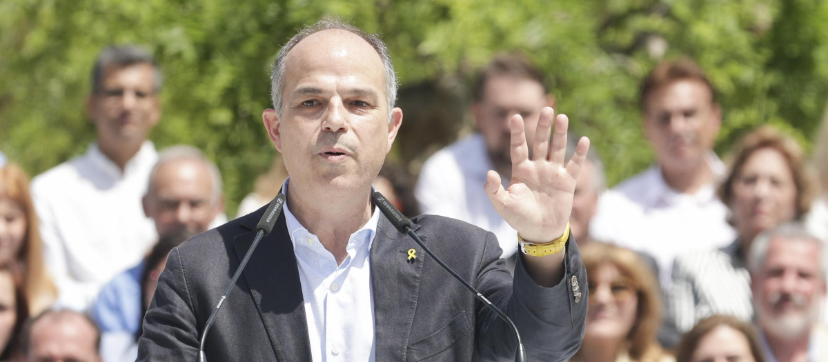 El secretario general, Jordi Turull, en un acto municipalista de JxCat