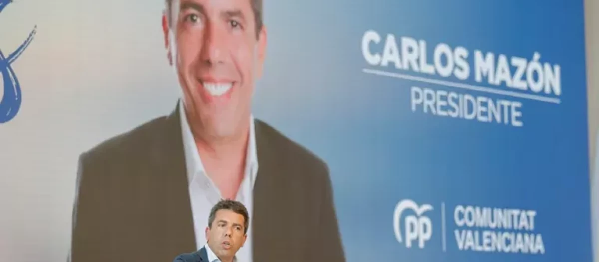 El previsible futuro presidente de la Generalitat Valenciana, Carlos Mazón.