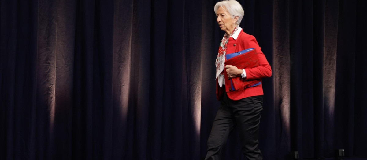 La presidenta del Banco Central Europeo, Christine Lagarde.