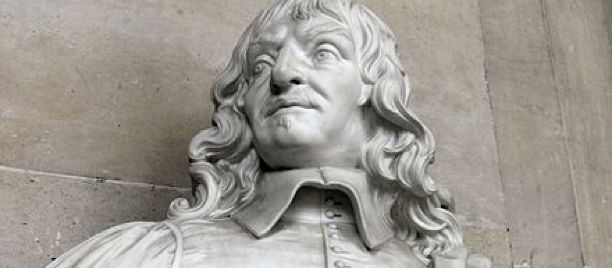 Busto de Descartes en el Palacio de Versalles