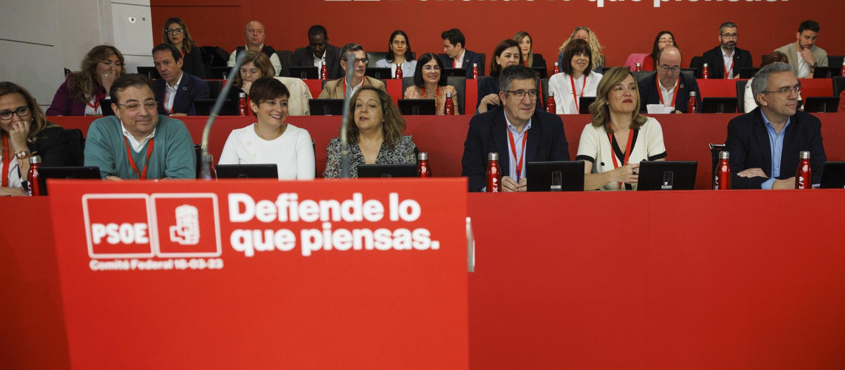 Imagen del último Comité Federal celebrado en el PSOE