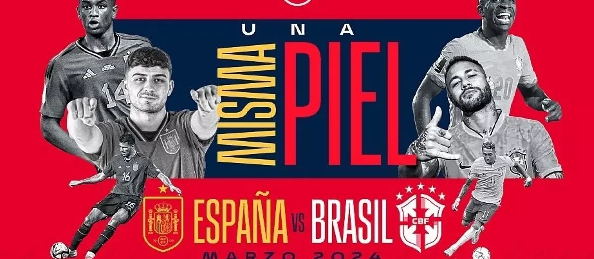 España se medirá a Brasil en un amistoso contra el racismo