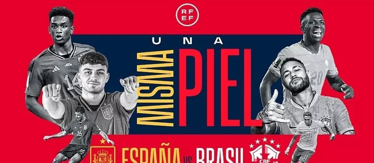 España se medirá a Brasil en un amistoso contra el racismo