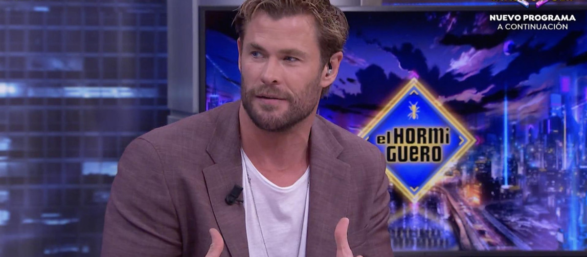 Chris Hemsworth, este miércoles en 'El Hormiguero'