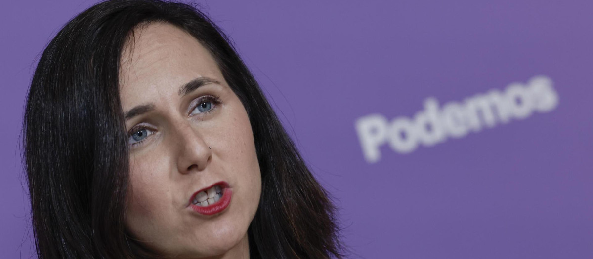 La secretaria general de Podemos y ministra de Derechos Sociales, Ione Belarra