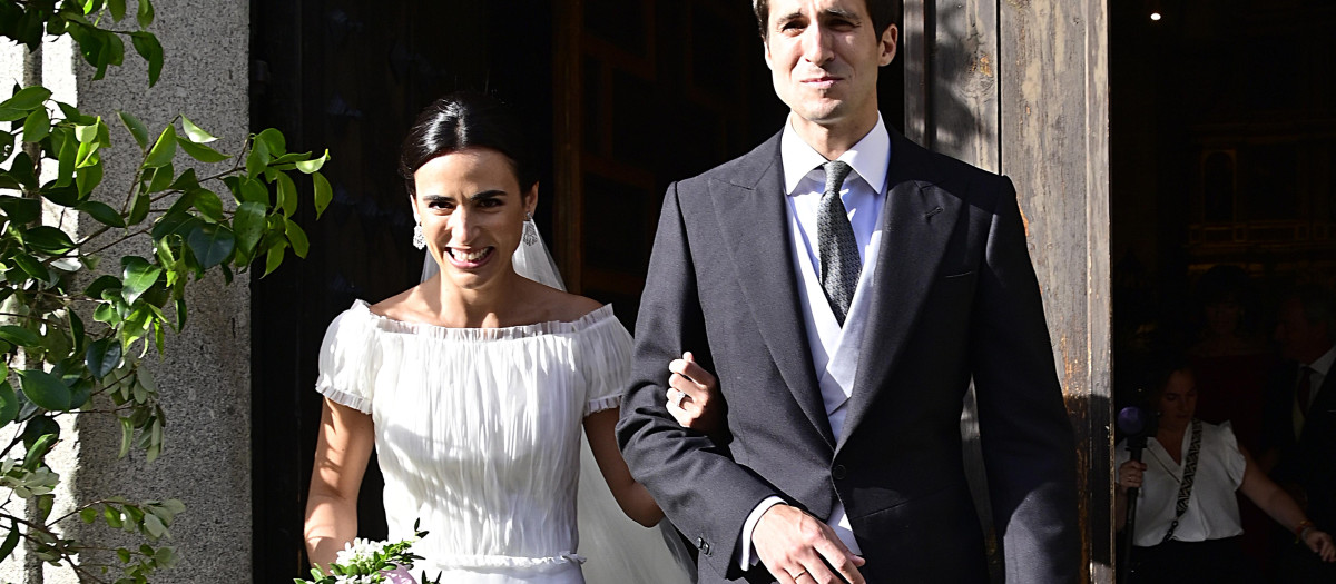 Blanca Sainz y Guillermo Comenge se casaron este viernes en Cebreros