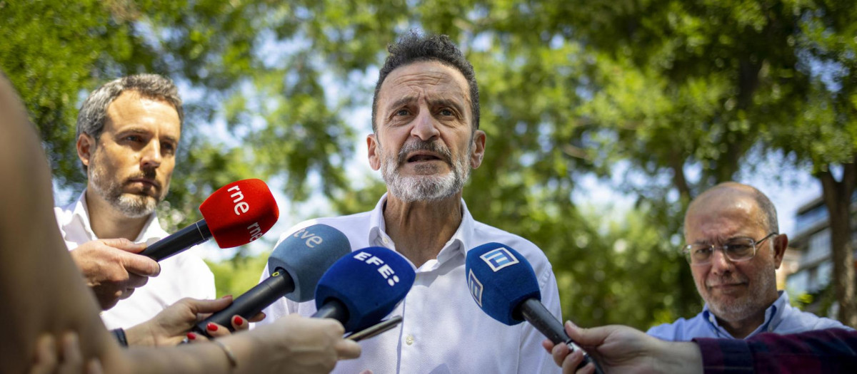 El exdiputado de Ciudadanos Edmundo Bal y Francisco Igea, a la derecha