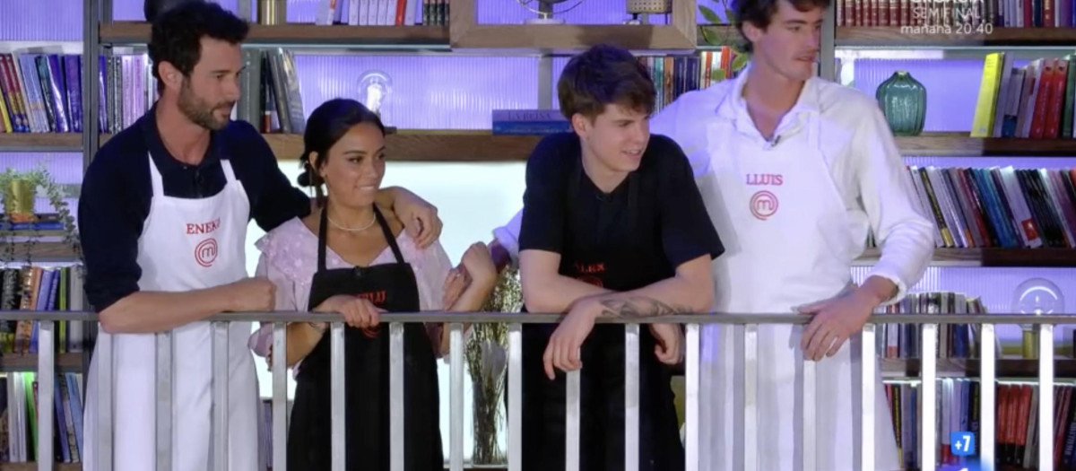 Los cuatro finalistas de 'MasterChef 11', este martes