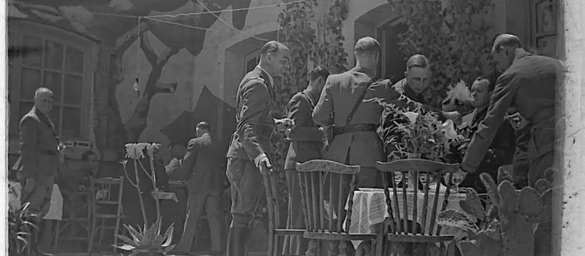 Oficiales alemanes de la Legión Cóndor en España