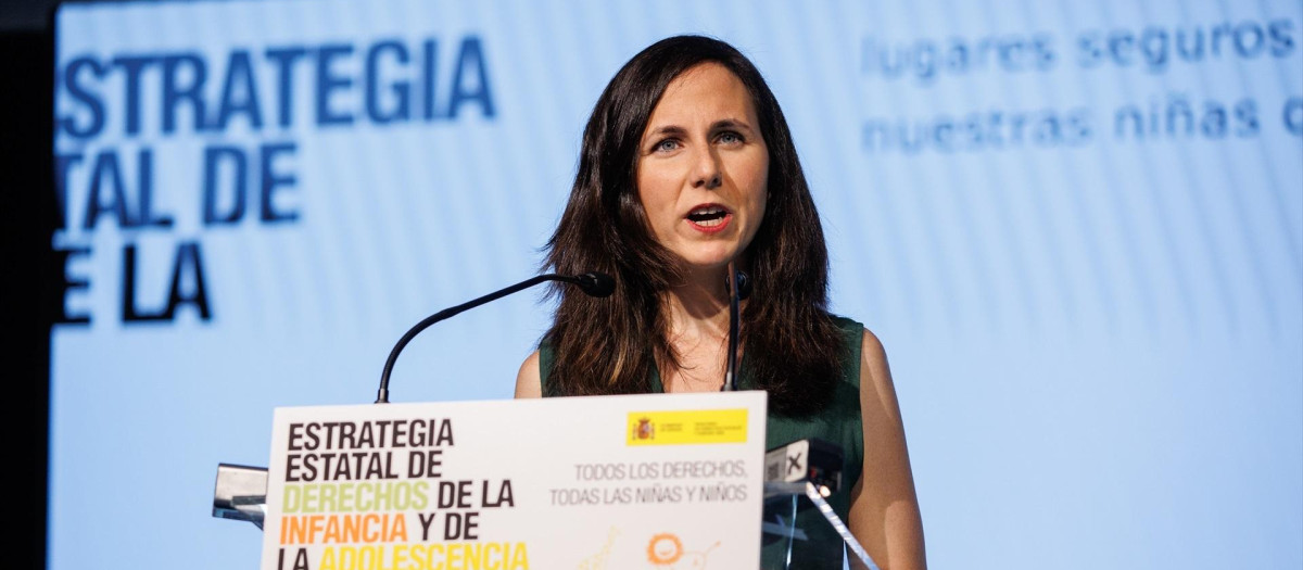 La ministra de Derechos Sociales y Agenda 2030, Ione Belarra