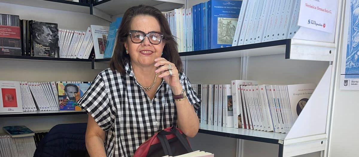 Verónica Ormachea en la Feria del Libro de Madrid