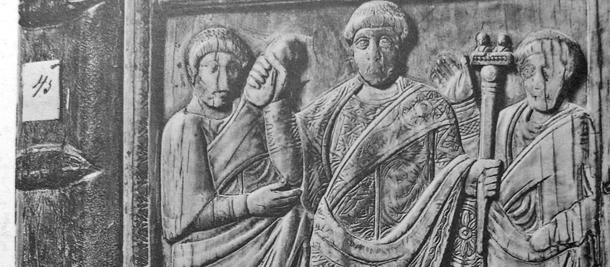 Díptico consular de Constancio III: el ganador de Constantino III y el futuro co-gobernante de Honorio