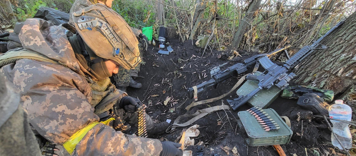 Un soldado taiwanés voluntario en Ucrania